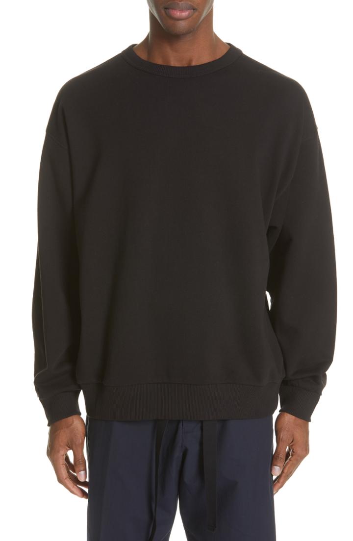Men's Dries Van Noten Haston Oversize Sweatshirt - Black
