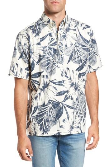 Men's Reyn Spooner Kaha Lau Classic Fit Sport Shirt - White