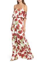 Women's Show Me Your Mumu Caitlin Cold Shoulder Chiffon Gown X-large - Pink
