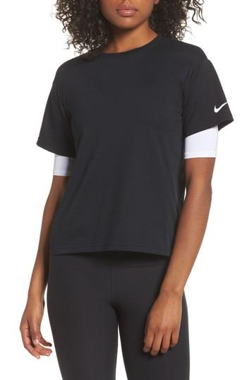 Women's Nike Breathe Top - Black