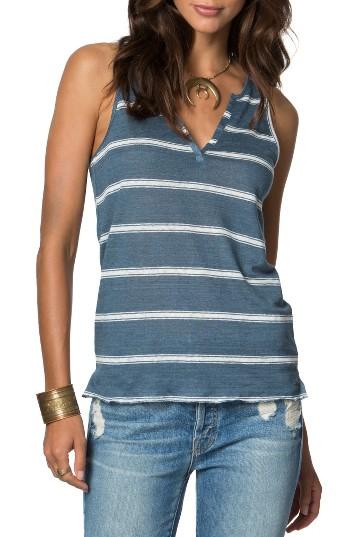 Women's O'neill Ozzie Linen Tank - Blue