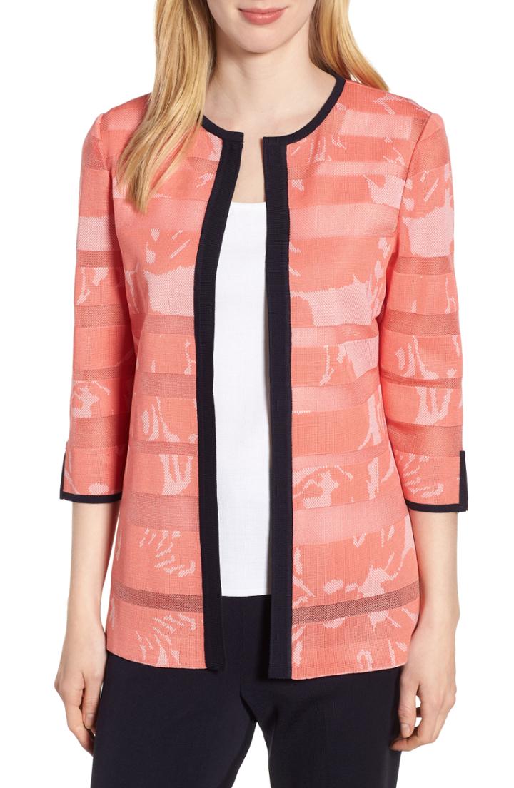 Women's Ming Wang Mix Texture Jacket