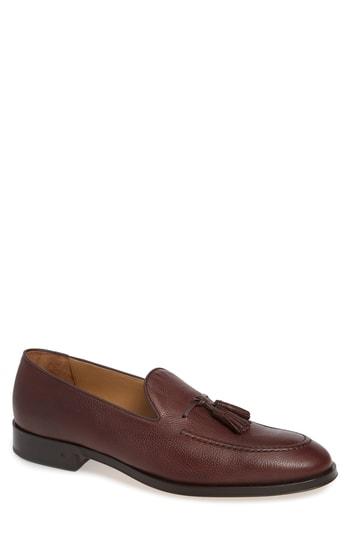 Men's Allen Edmonds Perugia Tassel Loafer D - Burgundy
