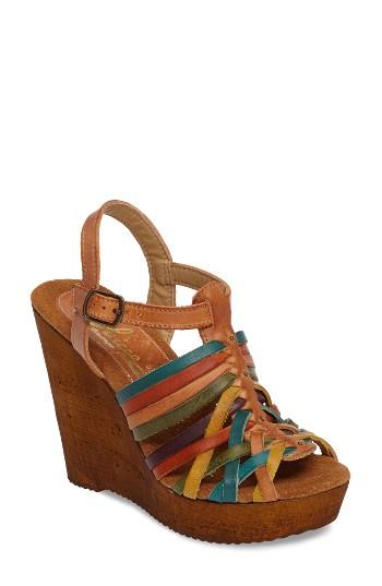 Women's Sbicca Jimena Platform Wedge Sandal B - Brown