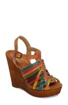 Women's Sbicca Jimena Platform Wedge Sandal B - Brown