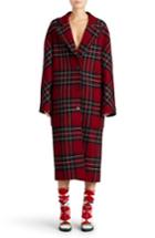 Women's Burberry Scottish Tartan Wool & Cashmere Reversible Coat