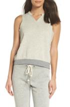 Women's The Laundry Room Tko Split Neck Sleeveless Sweatshirt - Grey