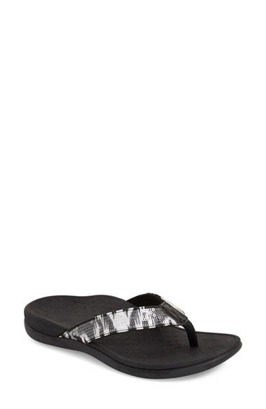 Women's Vionic 'tide' Sequin Flip Flop M - White