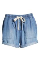 Women's Caslon Drawstring Chambray Shorts
