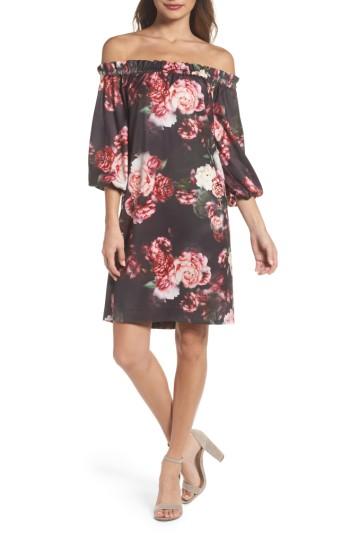 Women's Felicity & Coco Print Off The Shoulder Shift Dress