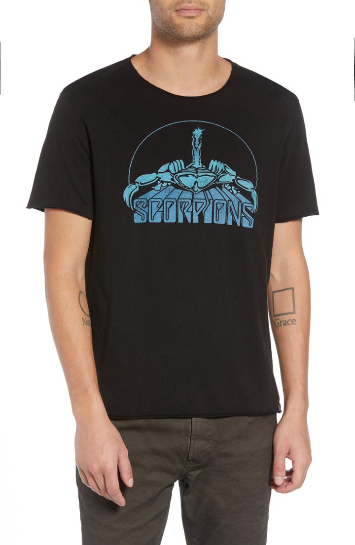 Men's John Varvatos Star Usa Scorpions T-shirt, Size - Black