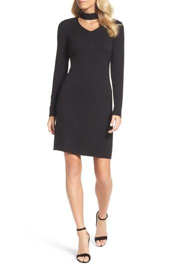 Women's Forest Lily Choker Body-con Dress