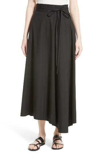 Women's Theory Jaberdina Poplin Midi Skirt
