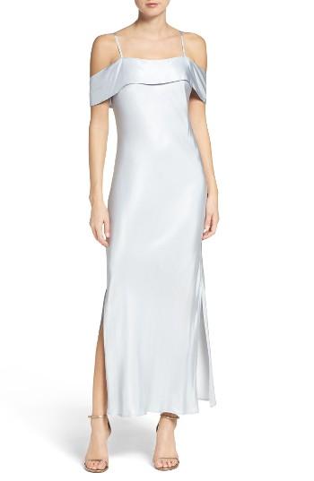 Women's Bardot Off The Shoulder Satin Dress
