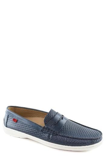 Men's Marc Joseph New York Atlantic Penny Loafer M - Blue