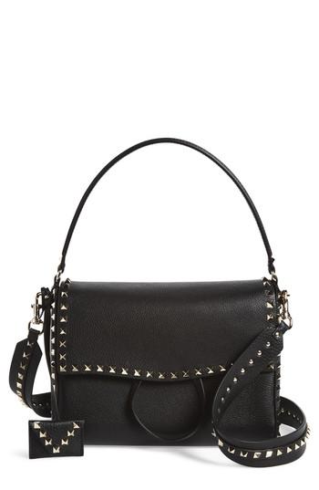 Valentino Garavani Medium Rockstud Leather Shoulder Bag -