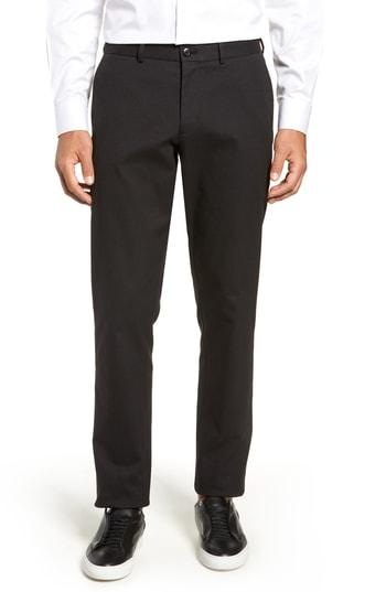 Men's Nordstrom Men's Shop Slim Fit Herringbone Stretch Chinos X 32 - Grey
