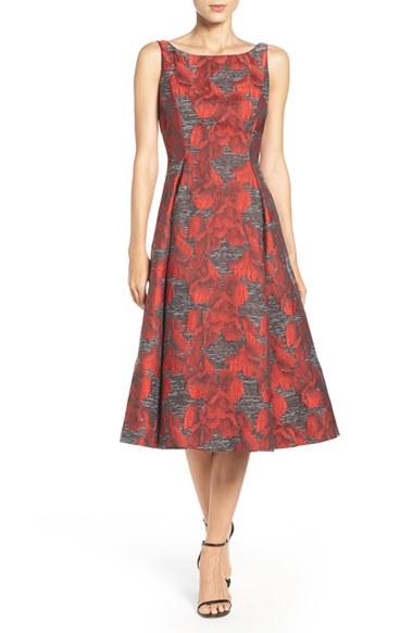 Women's Adrianna Papell Jacquard Midi Dress