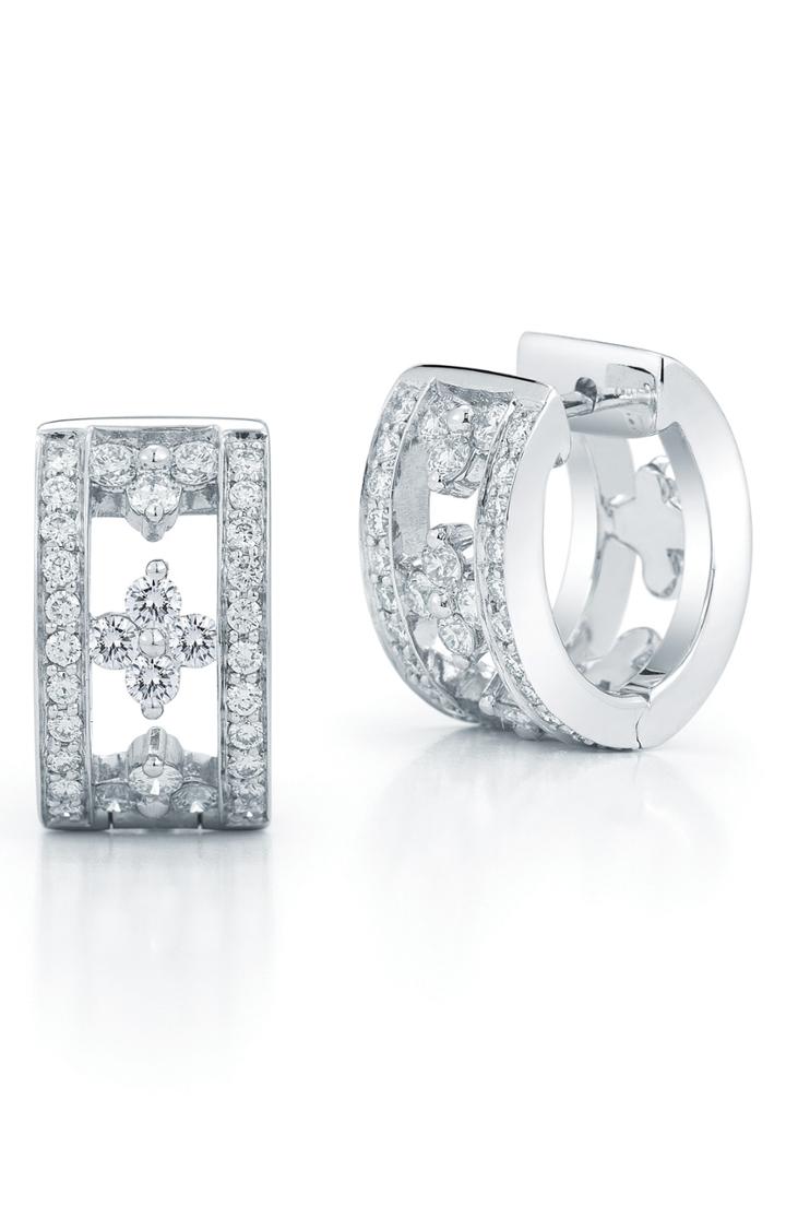 Women's Kwiat Jasmine Diamond Huggie Earrings