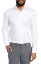 Men's Boss Sharp Fit Dress Shirt R - White