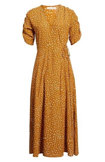 Women's Faithfull The Brand Chiara Dot Print Wrap Dress