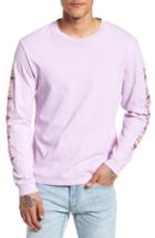 Men's Obey Can You Feel It Pigment Dyed T-shirt - Purple