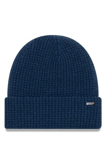 Men's New Era Cap Waffle Knit Beanie - Blue