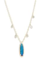 Women's Meira T Pave Diamond & Opal Pendant Necklace