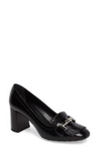 Women's Tod's Kiltie Fringe Pump Us / 36eu - Black