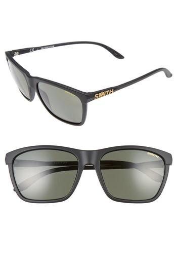 Women's Smith Delano 57mm Sunglasses - Matte Black