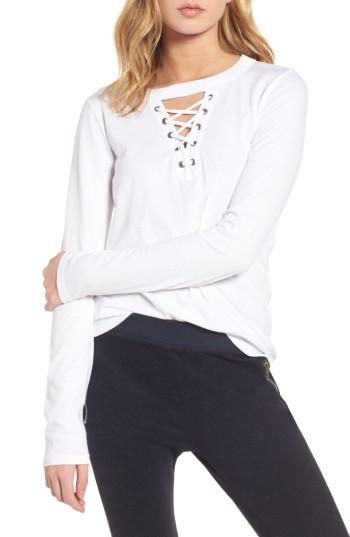 Women's N:philanthropy Thorn Lace-up Tee