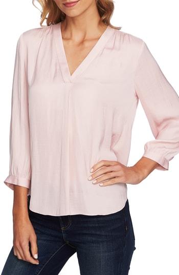 Women's Vince Camuto Rumple Fabric Blouse