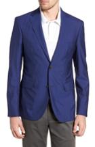 Men's Strong Suit Shelby Trim Fit Wool Blazer R - Blue