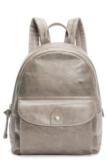 Frye Melissa Leather Backpack - Grey