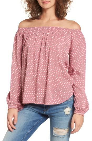 Women's Billabong Mi Amore Off The Shoulder Blouse