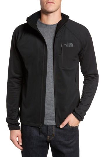 Men's The North Face Borod Zip Fleece Jacket - Black