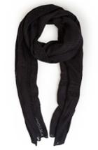 Women's Akris Punto Lace Inset Modal & Cashmere Scarf