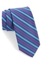 Men's Robert Talbott Stripe Silk Tie, Size - Purple