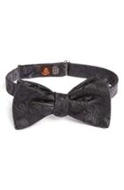 Men's Robert Talbott Paisley Silk Bow Tie, Size - Black