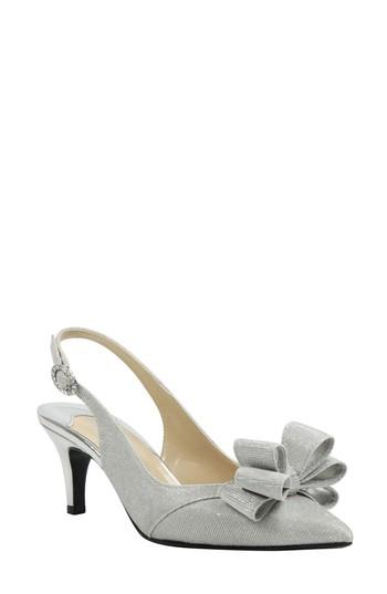 Women's J. Renee Gabino Slingback Pump .5 B - Metallic