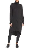 Women's Blank Noir Hooded Water Resisant Anorak - Black