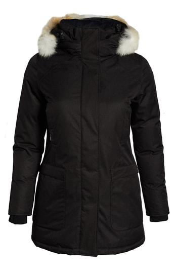 Women's Nobis Carla Hooded Down Parka With Genuine Coyote Fur Trim