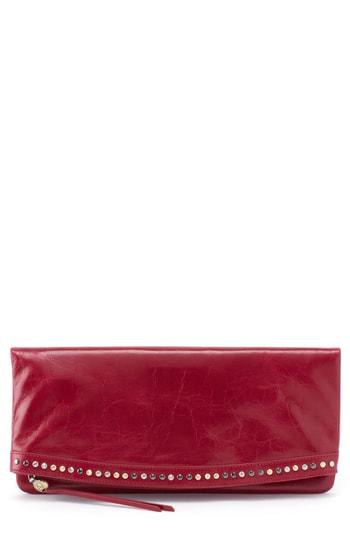 Hobo Zeal Leather Clutch - Red