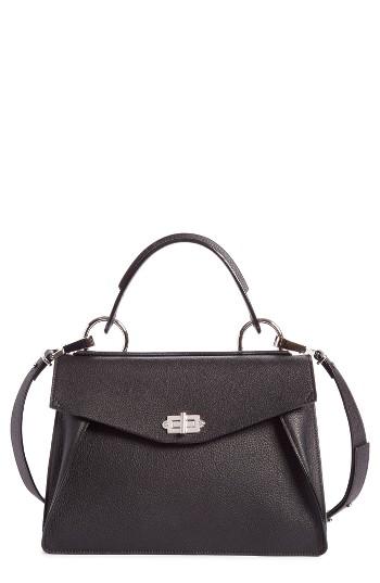 Proenza Schouler Medium Hava Top Handle Leather Satchel - Black