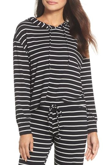 Women's Eberjey Lounge Hoodie - Black