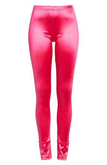 Women's Junya Watanabe Stretch Satin Leggings - Pink