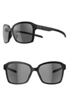 Women's Adidas Aspyr 58mm Polarized Sunglasses - Black Matte/ Grey