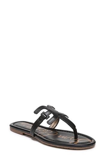 Women's Sam Edelman Carter Thong .5 M - Black