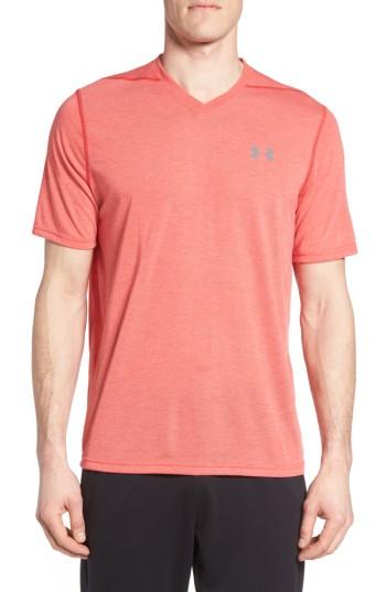 Men's Under Armour Regular Fit Threadborne T-shirt, Size - Red