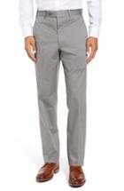 Men's John W. Nordstrom Torino Traditional Fit Flat Front Solid Stretch Cotton Trousers